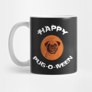 Happy Pug-O-Ween Halloween Pug Design for Pug Lovers Mug